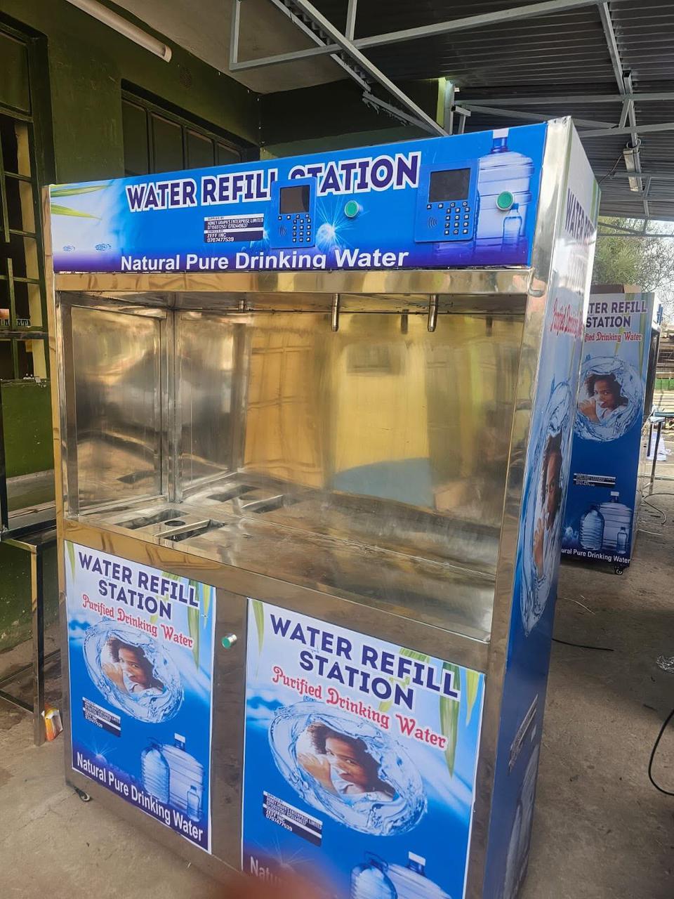 2 Taps Water Refill Station